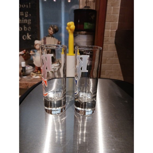 Kingsborough Community College "KCC" Tall Shot Glass Set - Picture 4 of 6